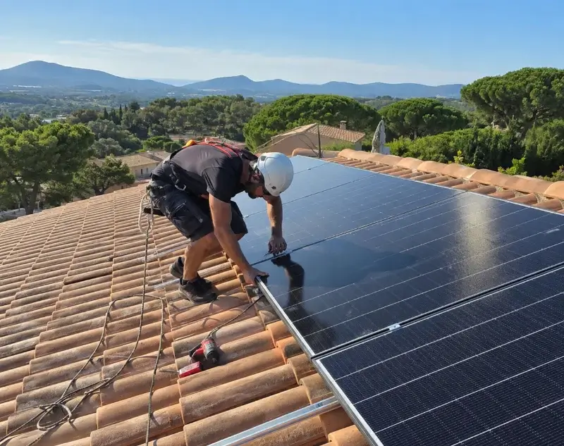 Installateur panneaux solaires La Brousse — pose photovoltaïque sur toiture